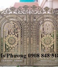 Hình ảnh: Cổng sắt uốn, cổng cnc hoa văn nghệ thuật cho biệt thự