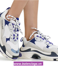 Hình ảnh: Giày Balenciaga Triple S blue/purple phối màu xanh tím ấn tượng cho nam nữ