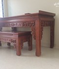 Hình ảnh: Bộ bàn thờ truyện và bàn cơm gỗ Gụ