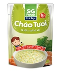 Hình ảnh: Cháo tươi Baby cá hồi cải bó xôi, SG Food, 10 tháng, 240g