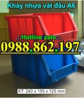 Hình ảnh: Khay nhựa vát đầu A6, khay nhựa giá rẻ,Kệ dụng cụ A6, khay nhựa A6, hộp nhựa cơ khi, khay linh kiện giá rẻ