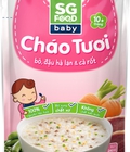 Hình ảnh: Cháo tươi Baby bò đậu hà lan cà rốt, SG Food, 10 tháng, 240g