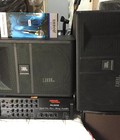 Hình ảnh: dàn âm thanh bao gồm loa jbl amply pa 203n