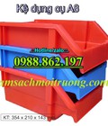 Hình ảnh: Khay nhựa A8, hộp nhựa A8, khay linh kiện A8, kệ nhựa A8, khay nhựa giá rẻ, hộp nhựa cơ khí hà nội,