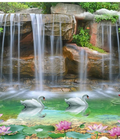 Hình ảnh: Tranh gạch men 3D thác nước 