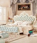 Hình ảnh: Giường Ngủ Tân Cổ Điển - GN03 xanh biển