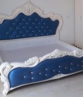 Hình ảnh: Giường Ngủ Tân Cổ Điển - GN03 màu xanh da trời