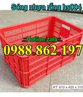 Hình ảnh: Sọt nhựa HS 004, thùng nhựa rỗng Hs004, HS004, sóng nhựa hở giá rẻ