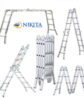 Hình ảnh: Thang nhôm 4 chân choãi 6,9 m (NIK64A)