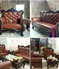 Hình ảnh: Sofa tân cổ điển - 4 màu nâu