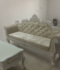 Hình ảnh: Sofa tân cổ điển - 6 màu nỉ trắng sữa