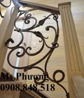 Hình ảnh: Lan can cầu thang sắt uốn nghệ thuật cho biệt thự, nhà phố