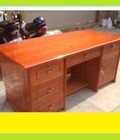 Hình ảnh: Thanh Lý Bàn Giám Đốc Gỗ 1m6 Liền Hộc Tủ Giá Rẻ 