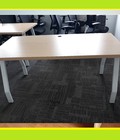 Hình ảnh: Thanh Lý Bàn Làm Việc Chân Sắt 1m6 Giá Rẻ 