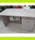 Hình ảnh: Thanh Lý Bàn Làm Việc 1m2 Có Hộc Màu Kem Giá Rẻ 