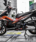 Hình ảnh: Tem trùm Airblade 125 HP4 chrome cam đen tại Decal 46