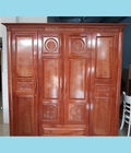 Hình ảnh: Tủ Quần Áo Gỗ Xoan 4 Cánh Giá Rẻ 
