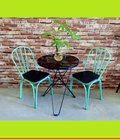 Hình ảnh: Thanh Lý Bộ Bàn Mặt Kính Ghế Cafe Sắt Giá Rẻ 