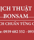 Hình ảnh: Dịch thuật quốc tế BONSAM