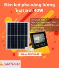 Hình ảnh: Đèn sạc bằng năng lượng mặt trời SR PH 40W