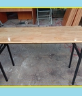 Hình ảnh: Thanh Lý Bàn Làm Việc Xếp Chân Sắt 1m2 x 45 Giá Rẻ