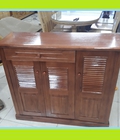 Hình ảnh: Thanh Lý Tủ Giày Gỗ Xoan 3 Cánh Giá Rẻ 