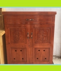 Hình ảnh: Thanh Lý Tủ Giày Gỗ 2 Cánh Màu Nâu Cao Cấp Giá Rẻ 
