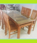 Hình ảnh: Thanh Lý Bán Ăn Gỗ Sồi 6 Ghế Giá Rẻ 