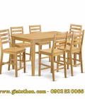 Hình ảnh: Bộ bàn ăn cùng với sáu ghế gỗ chất lượng cao