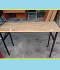 Hình ảnh: Thanh Lý Bàn Làm Việc Xếp Chân Sắt 1m2 x 45 Giá Rẻ