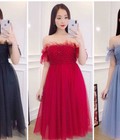 Hình ảnh: Đầm bẹt vai lưới cực xinh XQ17021 mới nè