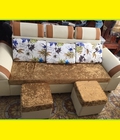 Hình ảnh: Thanh Lý Sofa Mini 3 Chổ Bọc Nhung Giá Rẻ 