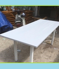 Hình ảnh: Thanh Lý Bàn Họp MDF Chân Sắt 0,8m x 2m Giá Rẻ 