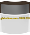 Hình ảnh: Bàn lễ tân góc kim loại