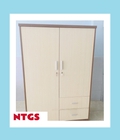 Hình ảnh: Tủ Quần Áo MDF 2 Cánh Giá Rẻ 