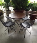 Hình ảnh: Bàn ghế sắt cafe sân vườn mới 100% tồn kho thanh lý gí rẻ.