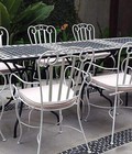 Hình ảnh: Ghế sắt mỹ nghệ sân vườn thanh lý giá rẻ.