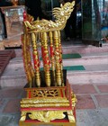 Hình ảnh: ngai thờ gỗ mít sơn son thiếp vàng kích thước cao 89x35x48cm
