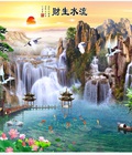 Hình ảnh: tranh 3d sơn thủy - gạch tranh 3d ốp tường