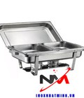 Hình ảnh: Nồi hâm buffet inox chữ nhật 2 ngăn giá rẻ BF-NM433F-2