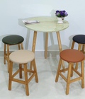 Hình ảnh: Bàn ghế gỗ đôn cafe giá rẻ.