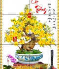 Hình ảnh: Gạch tranh hoa mai trang trí 