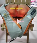 Hình ảnh: Máy massage giảm đau Hàn Quốc, đai mát xa vai cổ gáy 16 bi hồng ngoại, gối mát xa xoa bóp vai cổ gáy