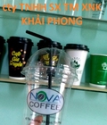 Hình ảnh: Ly nhựa Pet 360ml thích hợp các quán cafe Take Away