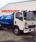 Hình ảnh: Xe hút chất thải howo 5 khối