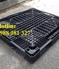 Hình ảnh: Pallet nhựa cũ KT 1100x1300x120mm giá rẻ