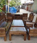 Hình ảnh: Bộ Bàn Ghế Âu Á Hộp Chương Voi Gỗ Tràm
