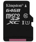 Hình ảnh: Thẻ nhớ MicroSD 64G Kingston Class 10. Chính Hãng FPT.