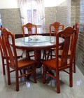 Hình ảnh: Bàn Ăn Xoay Gỗ Xoan Đào