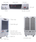 Hình ảnh: Máy làm mát không khí Sunhouse, bình nước 80l, có BÁN GÓP